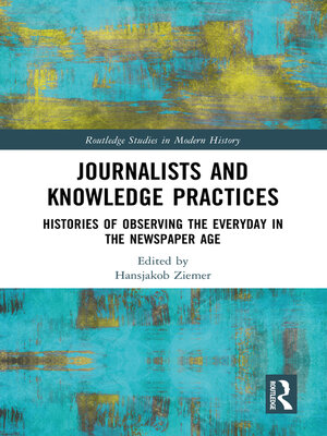 cover image of Journalists and Knowledge Practices